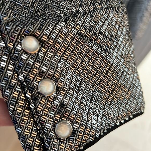 NWT $230 C/MEO COLLECTIVE Australia AFTER DARK button up SHIRT US M - Picture 9 of 16